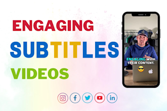 create engaging subtitles youtube shorts, instagram reels, tiktok