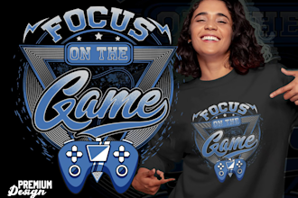 do trendy custom typography and graphic t shirt design