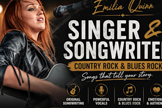 be your country rock, blues singer