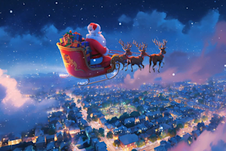 create amazing christmas video greetings with logo in all social media sizes