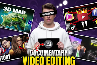 create a documentary shorts and long video for youtube