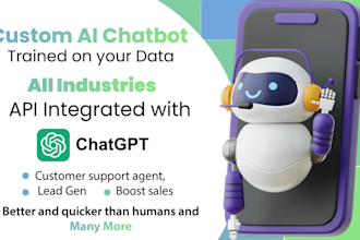 make ai chatbot with chatgpt integration with your data