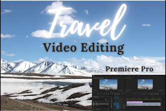 do cinematically your travel video editing and youtube vlog editing