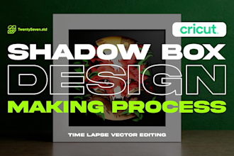 design custom 3d layered shadow box svgs for cricut, laser cutters