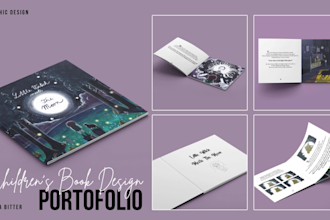 design your children book layout