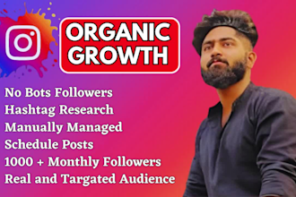 professionally manage and organically grow your instagram