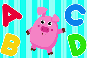 create kids learning videos