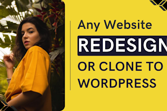 convert or migrate clone wix, weebly, squarespace website to wordpress