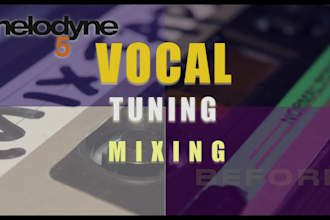 professionally tune your vocals using melodyne pitch correction