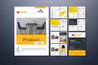 design catalog, company profile, booklet, brochure