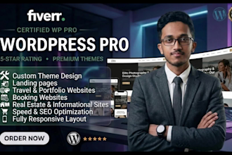 design responsive wordpress website or ecommerce store