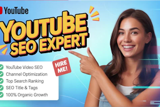 do youtube video SEO and channel optimization for top ranking on search results