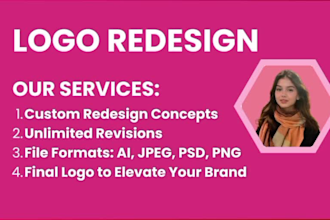 professionally revamp and redesign your logo