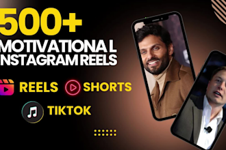 create instagram motivational reels and youtube shorts