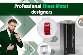 do sheet metal design, dxf, and rendering in solidworks