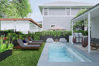 do exterior rendering by sketchup enscape