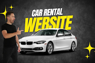 create car rental, camper, motorbike rental website