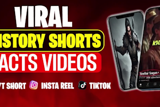 do viral ai history shorts facts videos for youtube shorts, tiktok video