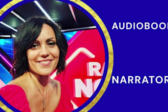 record italian female audiobook voiceover