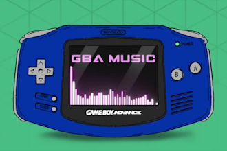 create a gameboy advance gba 16bit song for your game