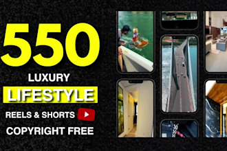 create 550 youtube luxury lifestyle motivational short reels