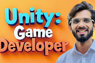 do unity game development for your custom puzzle game