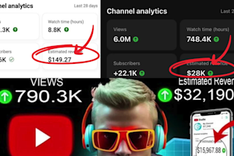 create finance and business motivational youtube videos for channel
