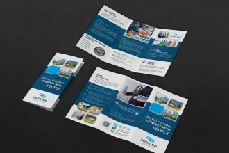 design bifold or trifold brochure, flyer, leaflet in 6hrs