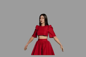 create 3d metahuman cloth 3d garment apparel using clo 3d and marvelous designer