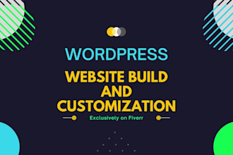 create a clean and responsive wordpress website