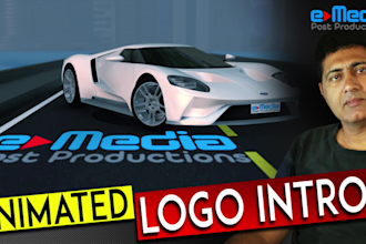 create car vfx logo intro animation