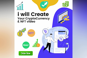 create cryptocurrency  video with high stock footages
