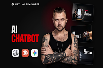 build an ai chatbot for customer support and booking