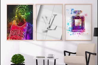 design anything with the best canvas luxury wall art