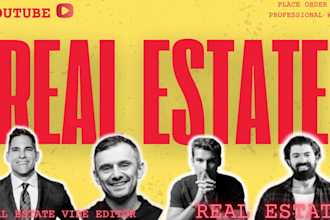 do editing of real estate video for ads promos   instagram reels for realtor