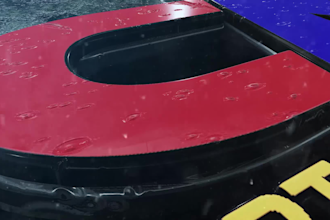 make rain 3d logo animation