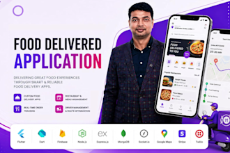 develop restaurant food delivery app, website like uber eats, doordash, grubhub