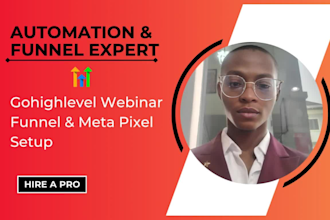 create gohighlevel salesfunnel webinar ghl sales funnel meta pixel automation