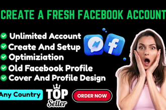 create facebook account for personal or business use with old aged account