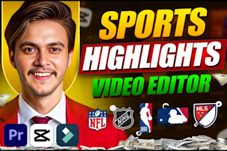 edit sports videos nba, ufc, nhl, nfl and sports highlight shorts  tiktok video