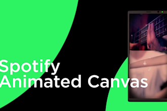 create an animated spotify canvas