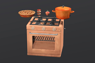 create 3d stylized assets
