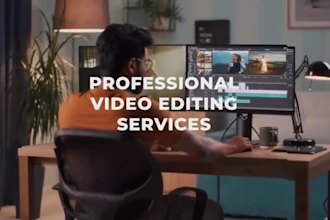 provide professional youtube video editing services