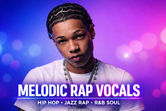 american male rapper, singer songwriter, trap,  melodic rap and hip hop producer