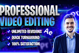 do expert youtube video editor professional video editor creative design shoot