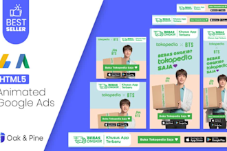 create eye catching animated HTML5 banner ads for your campaigns