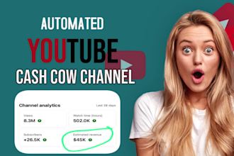 make the top ten faceless cash cow videos for youtube and automate it
