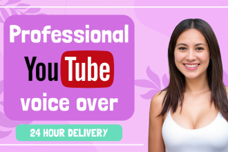 record a professional cash cow female youtube voice over