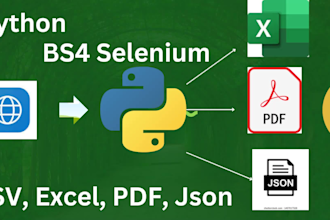 do web scraping python data scraping web automation