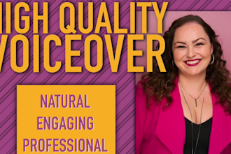 record a polished and professional business voiceover